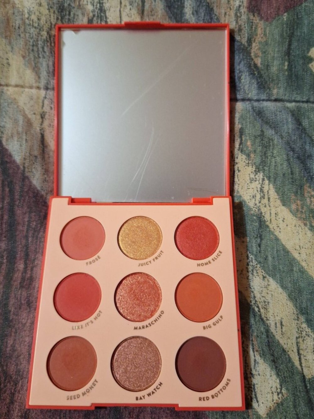 Colourpop “Main Squeeze” 9-Pan Eyeshadow Palette 🍉 Red Monochrome (Discontinued